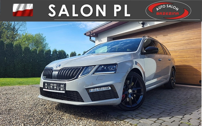 Skoda Octavia cena 91900 przebieg: 81000, rok produkcji 2018 z Rydułtowy małe 562